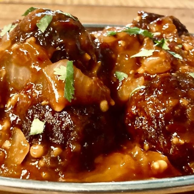 Vegetable Manchurian.